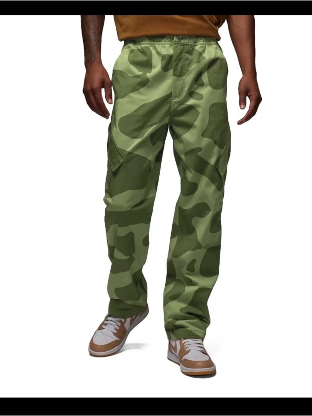 JORDAN ESSENTIALS MEN'S CAMO GRAPHIC  PRINT  STATEMENTS  PANTS LARGE